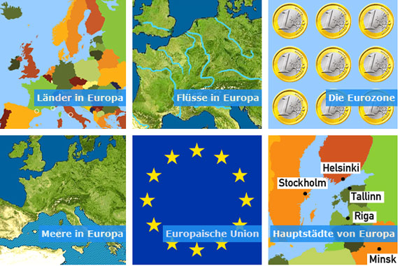 Geografieübungen mit Toporopa