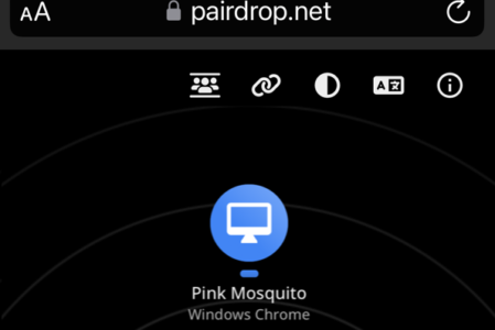 PairDrop, eine Alternative für Airdrop