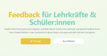 KI-gestütztes Feedback mit FelloFish (vormals Fiete.ai)